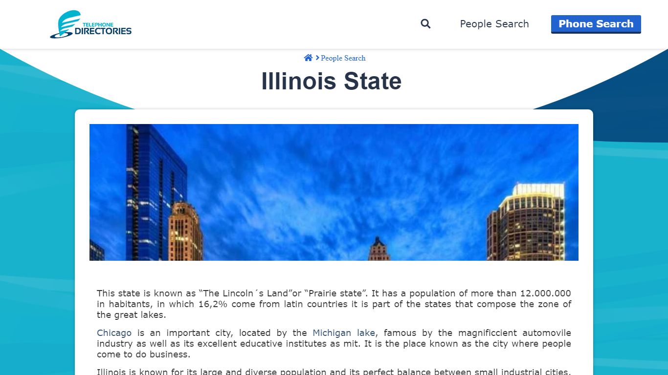 Illinois State | Telephone Directories
